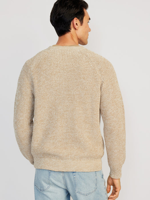 Crew-Neck Raglan Sweater