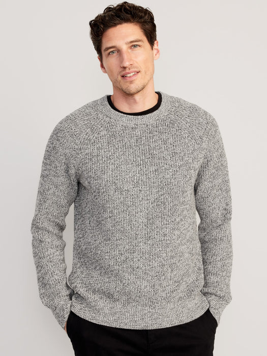 Crew-Neck Raglan Sweater