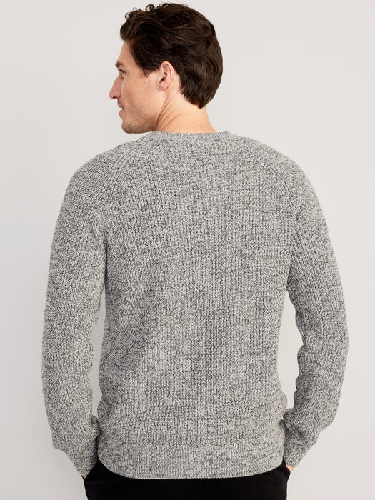 Crew-Neck Raglan Sweater