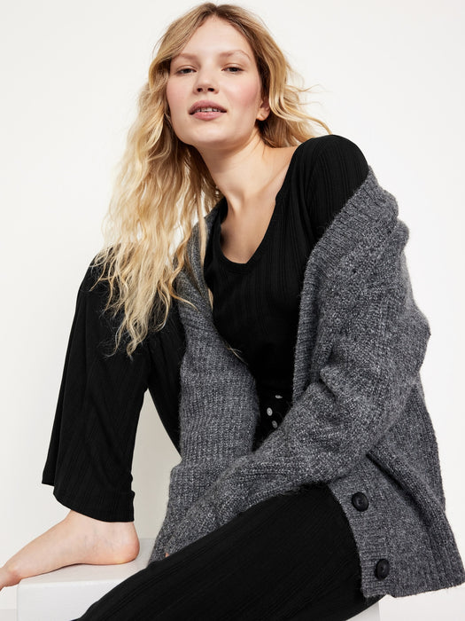 Pointelle Knit Pajama Top