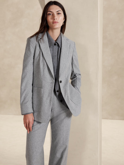 Georgina Italian Pinstripe Blazer