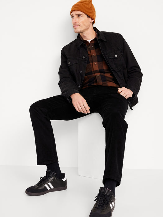 Straight Five-Pocket Corduroy Pants for Men