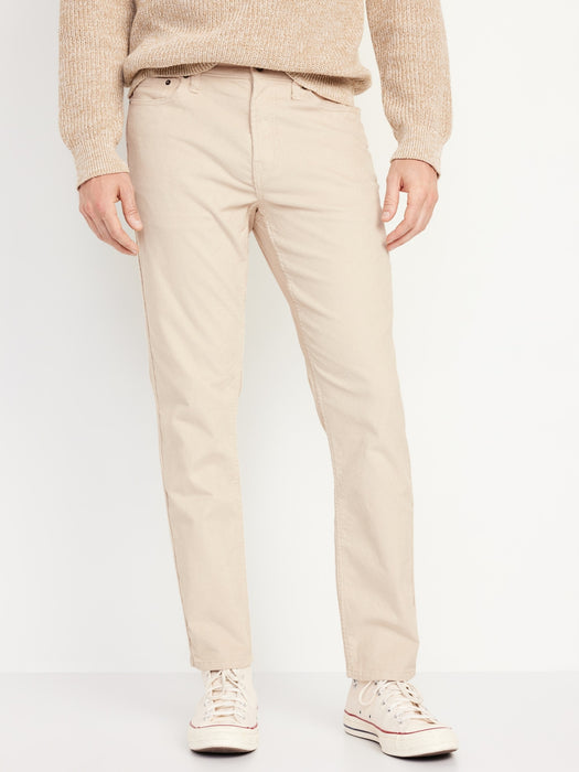 Slim Five-Pocket Corduroy Pants for Men