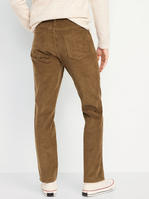 Straight Five-Pocket Corduroy Pants for Men