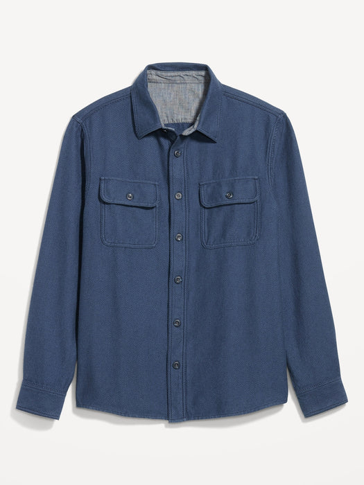 Loose Fit Pocket Shirt