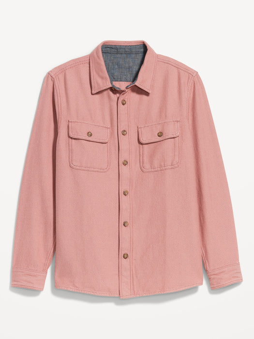 Loose Fit Pocket Shirt