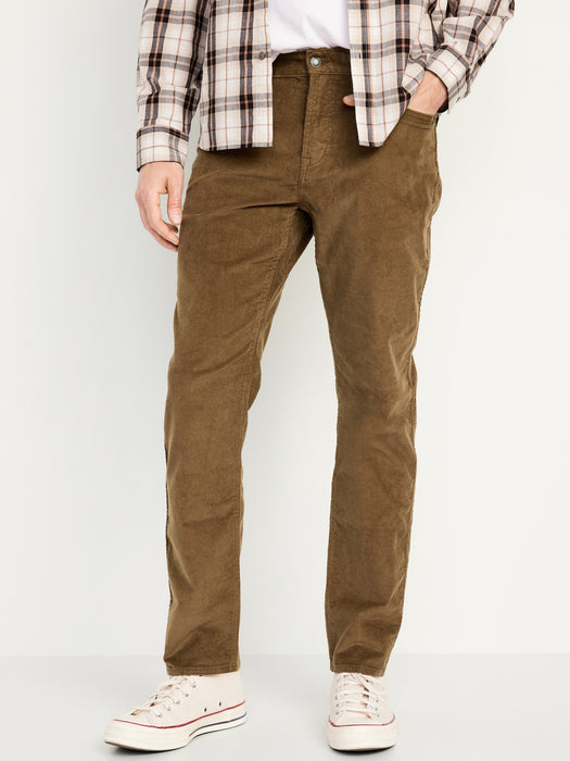 Slim Five-Pocket Corduroy Pants for Men