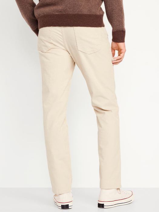 Straight Five-Pocket Corduroy Pants for Men