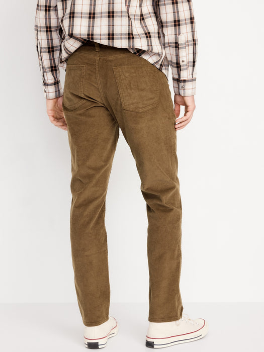 Slim Five-Pocket Corduroy Pants for Men