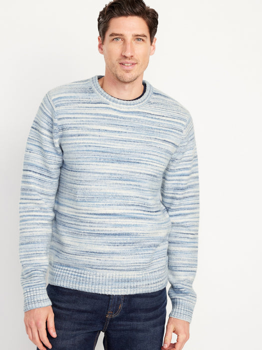 Space-Dye Crew-Neck Sweater