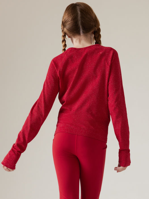 Athleta Girl Power Up Shimmer Top