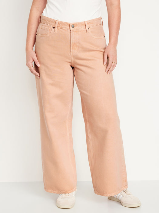 Mid-Rise Baggy Wide-Leg Jeans