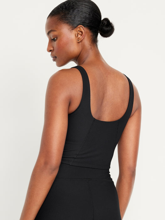 Light Support PowerSoft Rib Longline Sports Bra