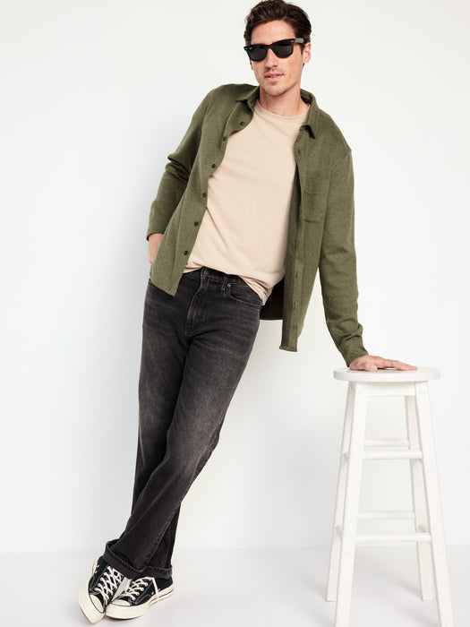 Cozy-Knit Pocket Shirt