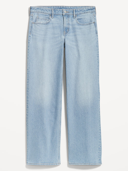 Mid-Rise Wide-Leg Jeans