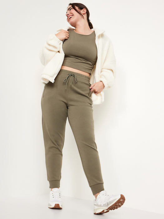 High-Waisted Dynamic Fleece Joggers