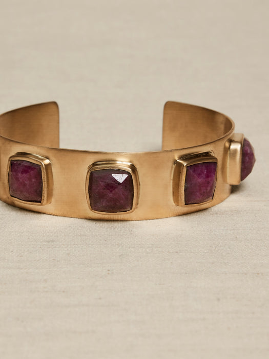 Juliette Ruby Cuff | Aureus + Argent