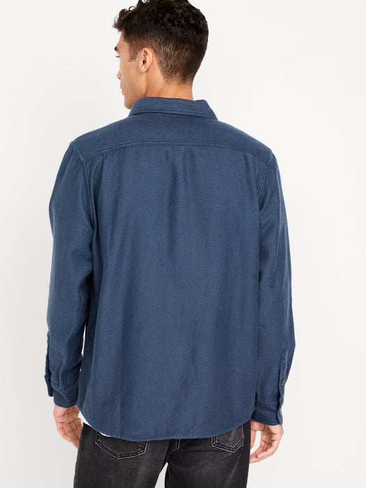 Loose Fit Pocket Shirt