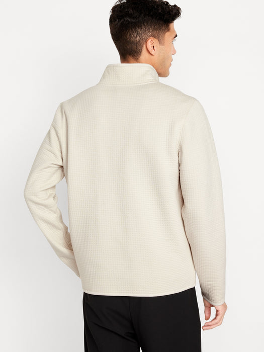 Quilted Fleece Full-Zip Jacket