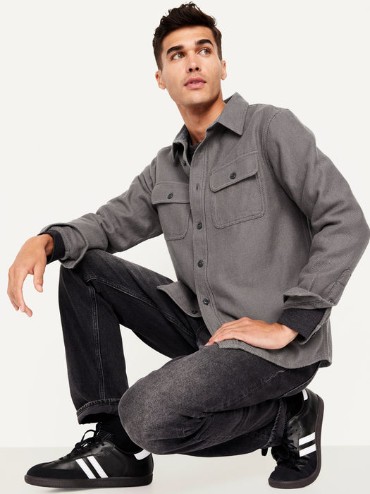Loose Fit Pocket Shirt