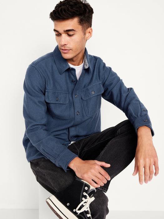 Loose Fit Pocket Shirt