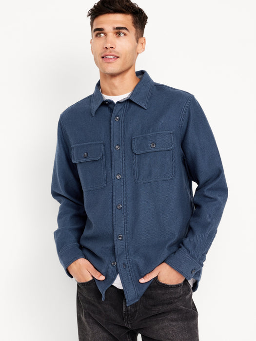 Loose Fit Pocket Shirt