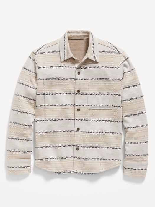 Cozy-Knit Long-Sleeve Pocket Shirt for Boys