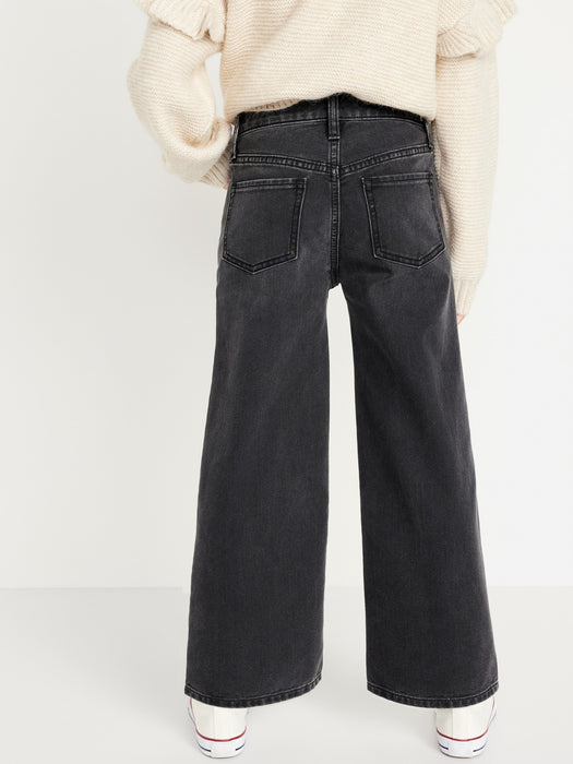 High-Waisted Baggy Wide-Leg Jeans for Girls