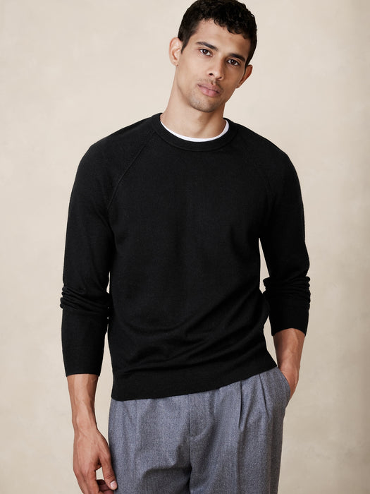 Franco Italian Merino Crew-Neck Sweater