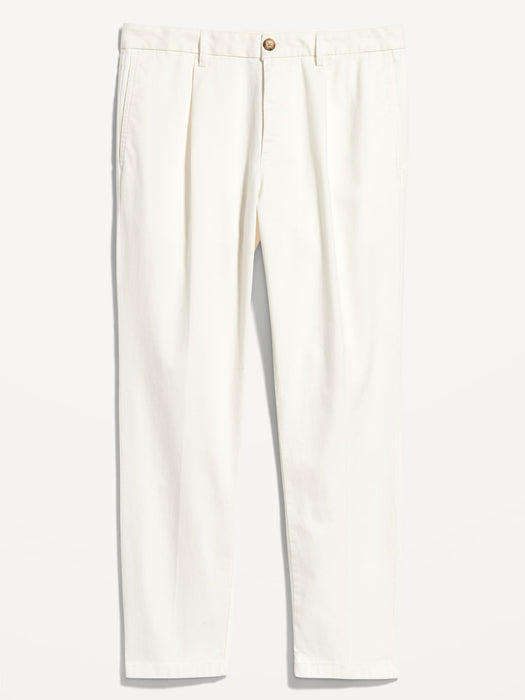Loose Taper Built-In Flex Pleated Ankle Chino