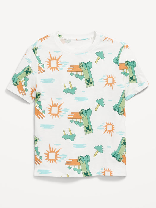 Minecraft™ Gender-Neutral Graphic T-Shirt for Kids
