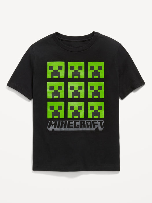 Minecraft™ Gender-Neutral Graphic T-Shirt for Kids