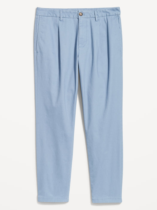 Loose Taper Built-In Flex Pleated Ankle Chino