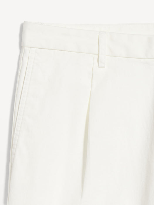 Loose Taper Built-In Flex Pleated Ankle Chino