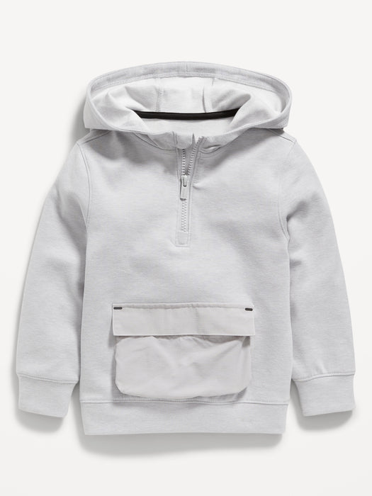 Dynamic Fleece Quarter Zip Hoodie for Toddler Boys