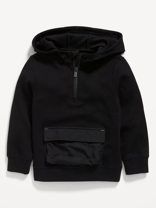 Dynamic Fleece Quarter Zip Hoodie for Toddler Boys