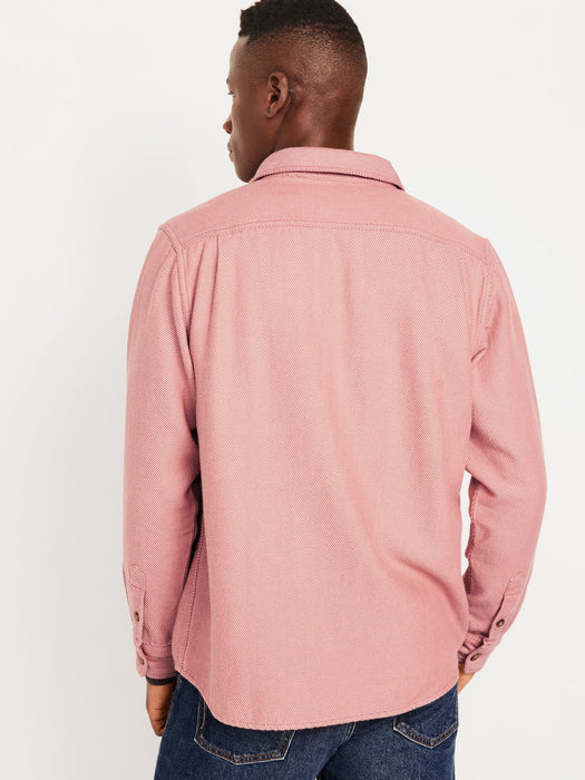 Loose Fit Pocket Shirt