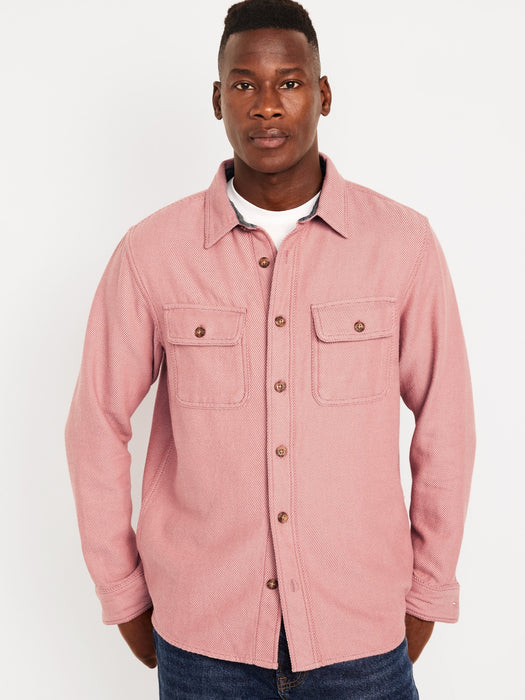 Loose Fit Pocket Shirt