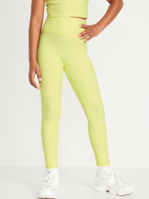 High-Waisted PowerSoft 7/8-Length Performance Leggings for Girls