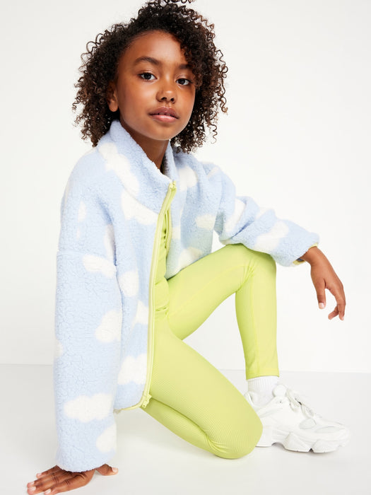 High-Waisted PowerSoft 7/8-Length Performance Leggings for Girls