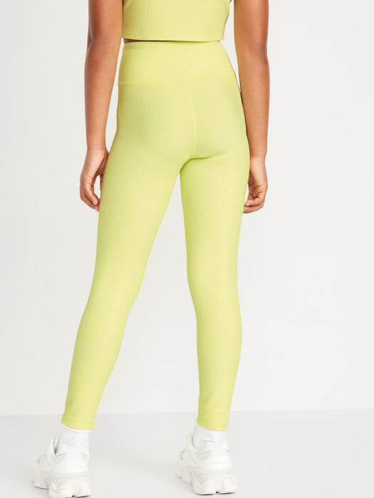 High-Waisted PowerSoft 7/8-Length Performance Leggings for Girls