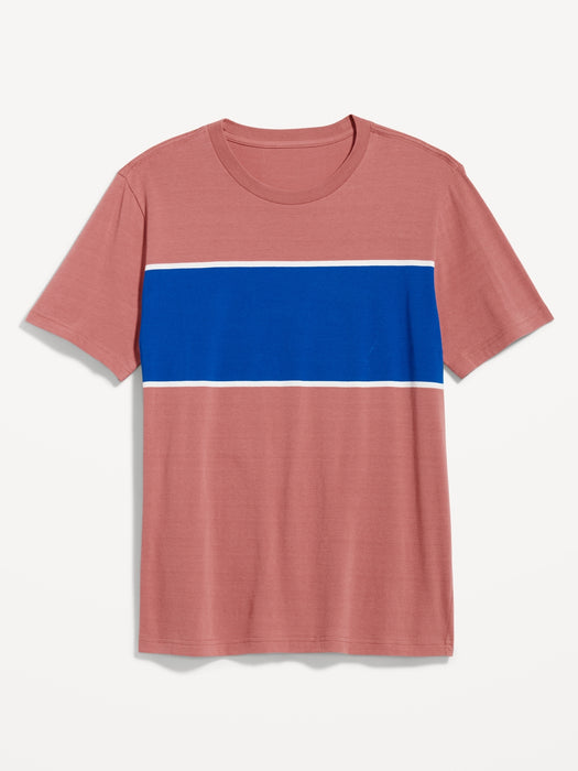 Crew-Neck Striped T-Shirt