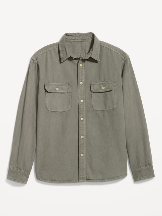 Regular-Fit Non-Stretch Utility Shirt