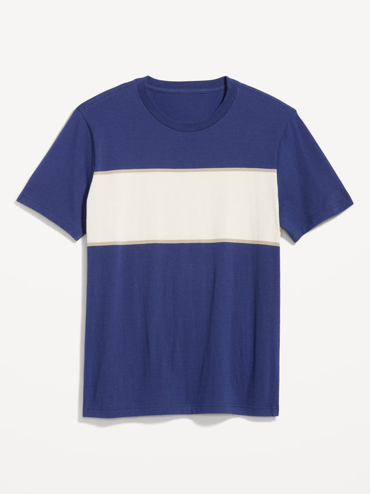 Crew-Neck Striped T-Shirt