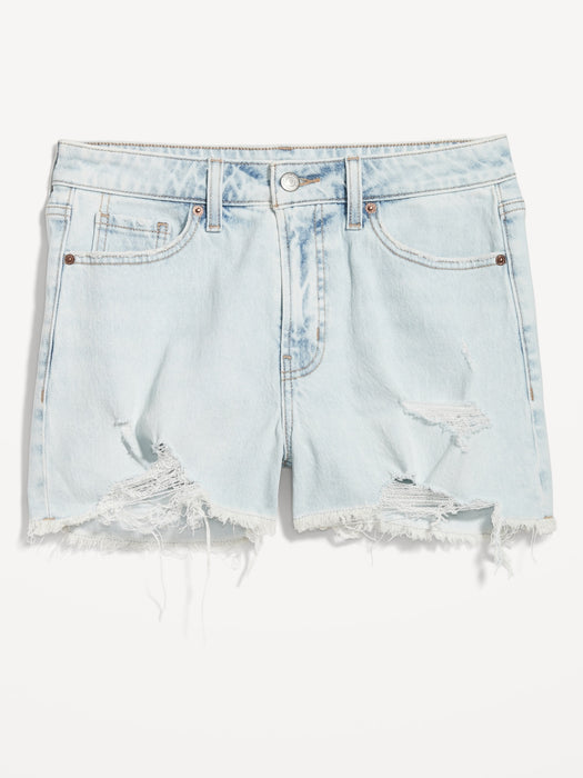 Curvy High-Waisted OG Jean Shorts -- 3-inch inseam