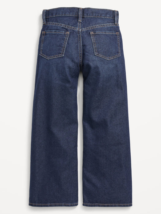 High-Waisted Baggy Wide-Leg Jeans for Girls