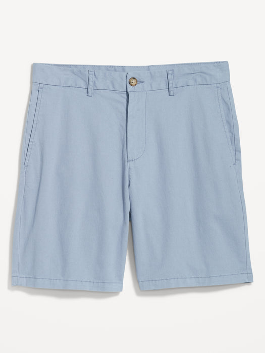 Slim Built-In Flex Rotation Chino Shorts -- 8-inch inseam