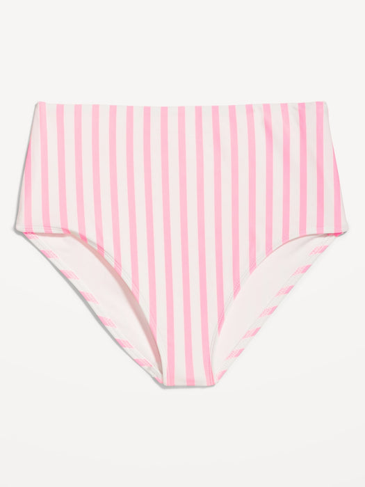 High-Waisted French-Cut Bikini Swim Bottoms