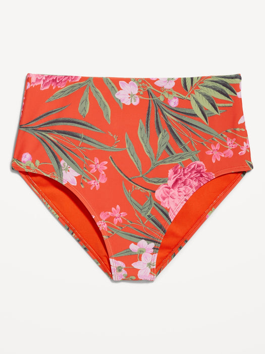 High-Waisted French-Cut Bikini Swim Bottoms