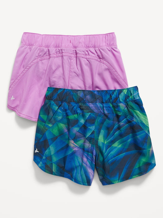 Dolphin-Hem Run Shorts for Girls